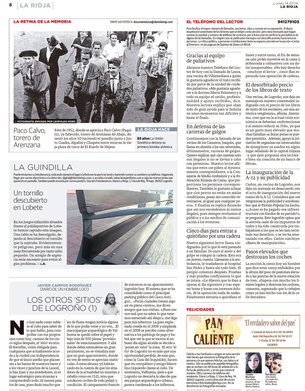 RIO14072014 : GENERAL : 8 : P08 Telefono