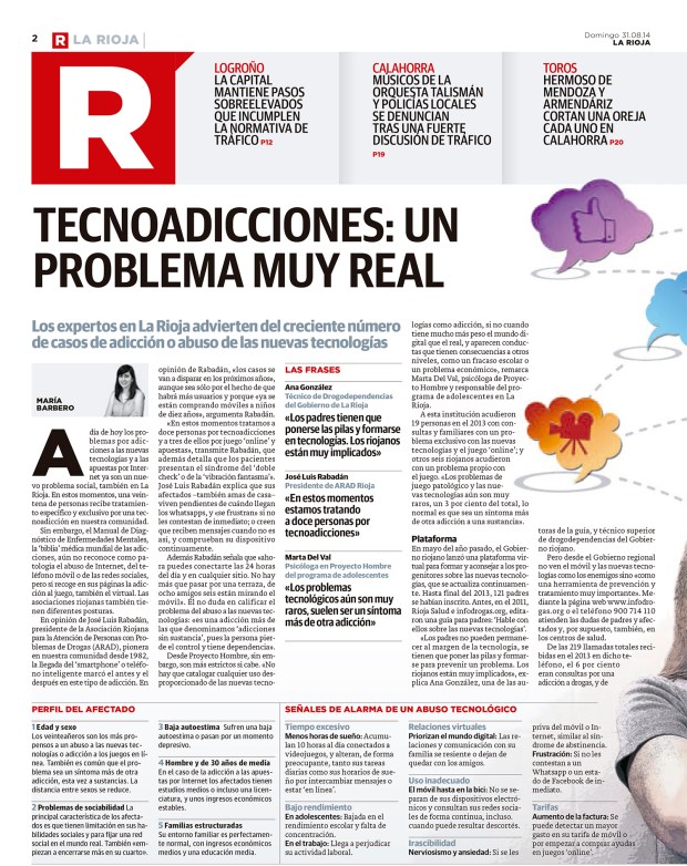 Tecnoadicciones en La Rioja 1